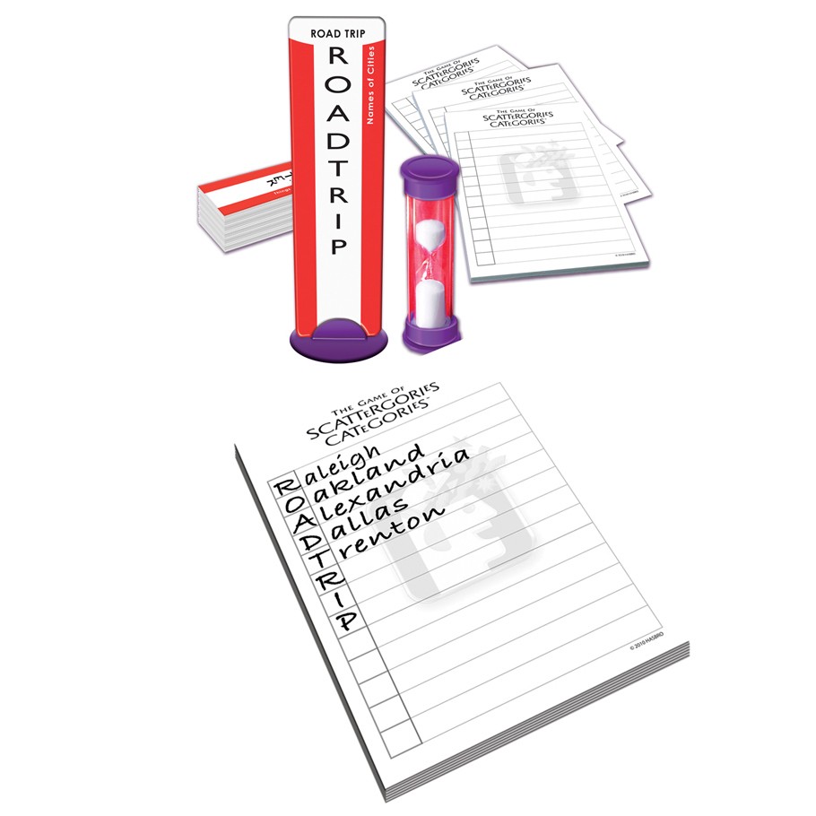 Scattergories Categories